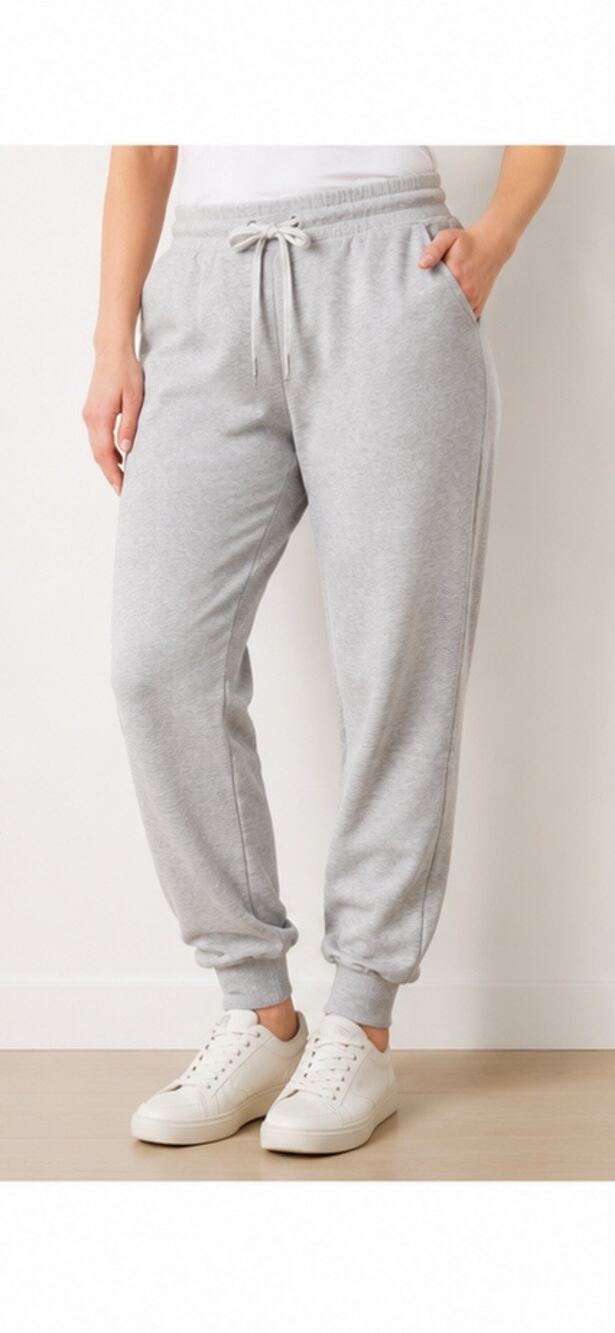 F&F Womens Size 18 Gray Jogger Sweatpants Drawstring Lounge Pants
